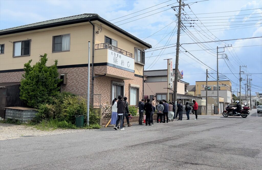 10時ごろに並んだ